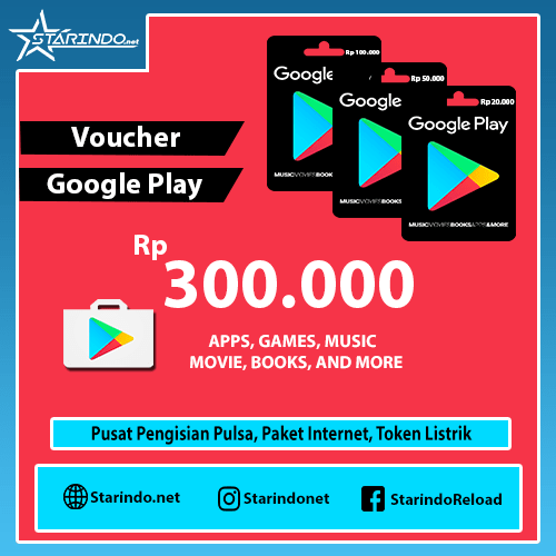 Google Play Google Play IDR - IDR 300.000