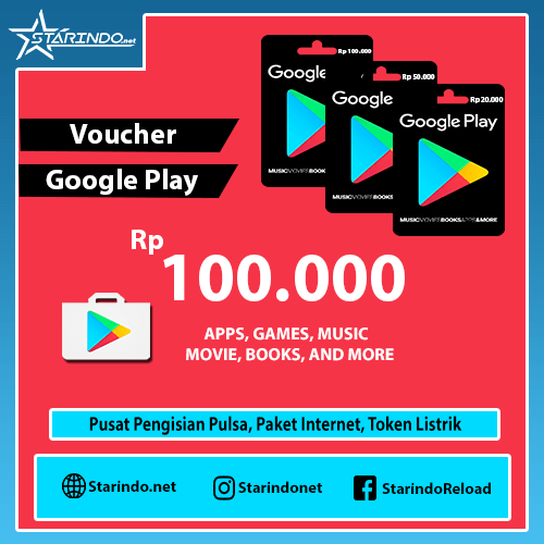 Google Play Google Play IDR - IDR 100.000