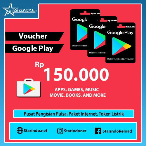 Google Play Google Play IDR - IDR 150.000
