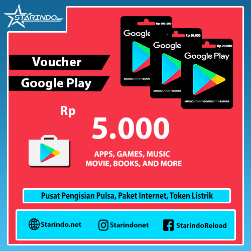 Google Play Google Play IDR - IDR 5.000
