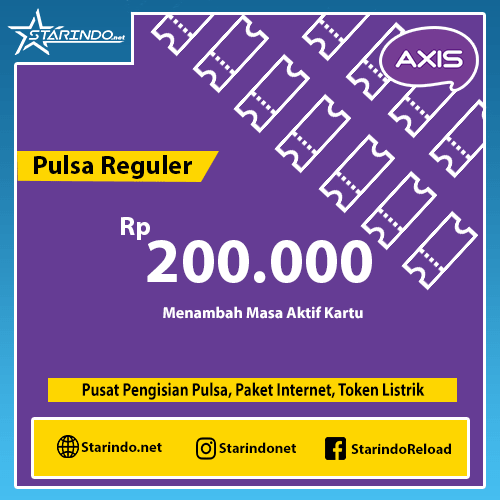 Pulsa Axis Reguler - Axis 200.000