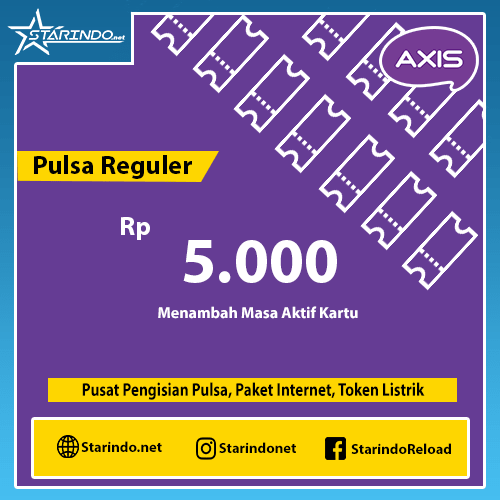 Pulsa Axis Reguler - Axis 5.000