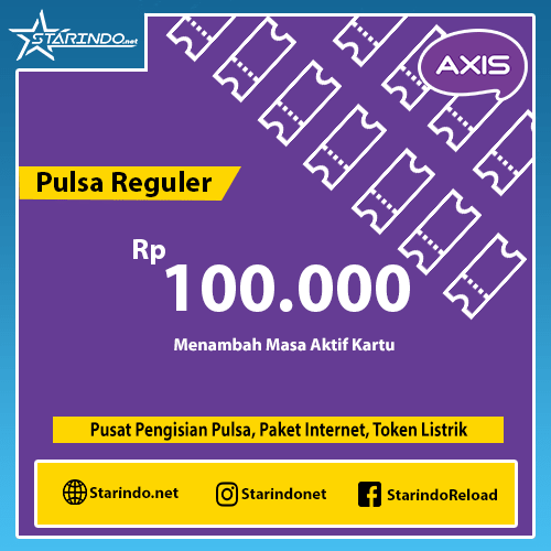 Pulsa Axis Reguler - Axis 100.000