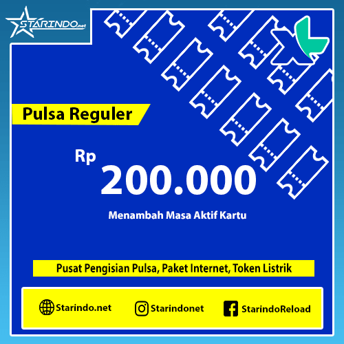 Pulsa XL Reguler - XL 200.000