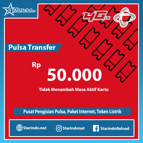 Pulsa Transfer Telkomsel Transfer - Telkomsel 50.000