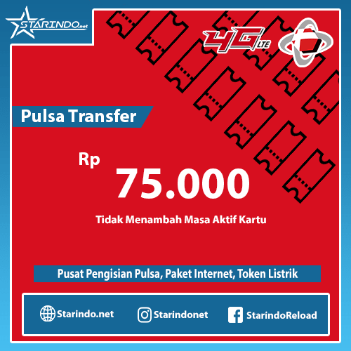 Pulsa Transfer Telkomsel Transfer - Telkomsel 75.000