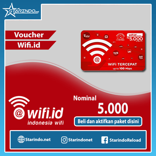Wifi ID Voucher Wifi ID - 5.000 1 Hari